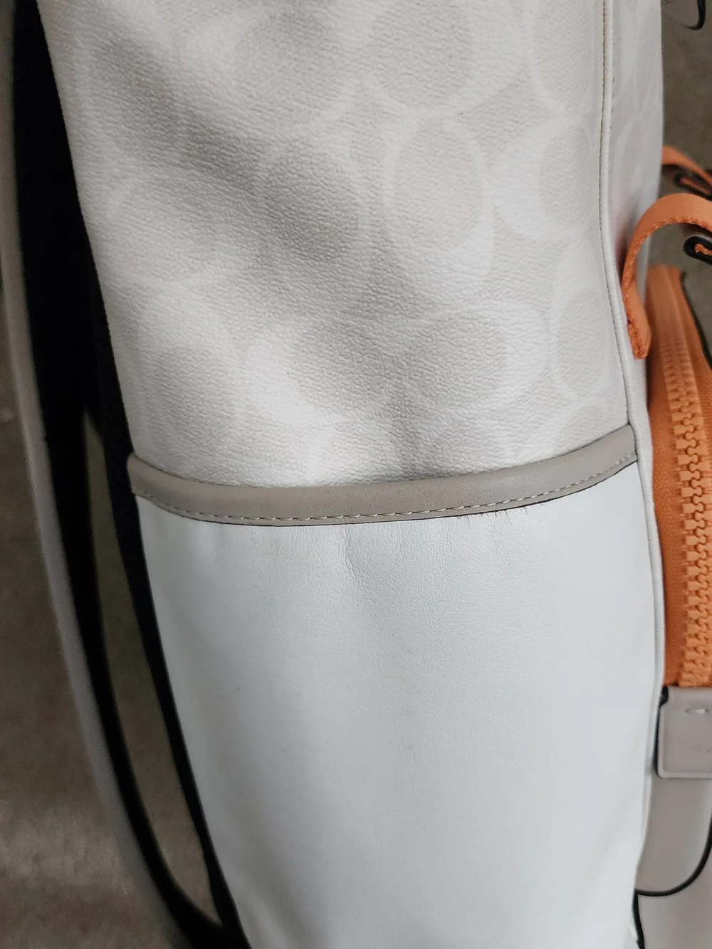 Coach Men's Leather Track  Backpack